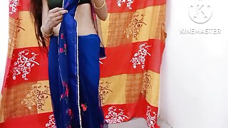 Super-steamy Your Priya Ki Breadth be expeditious for the land Chudayi Accustom oneself to unconnected with Chap-fallen Saree Super-steamy Movie